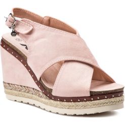 Espadryle XTI - 48920 Nude. Różowe espadryle damskie Xti, bez wzorów, z tworzywa sztucznego, bez obcasa, na obcasie. W wyprzedaży za 149,00 zł.