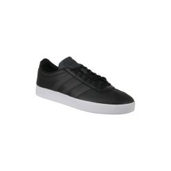 Buty adidas VL Court 2.0 B43816. Czarne trampki męskie Adidas, bez wzorów, bez zapięcia. Za 199,99 zł.