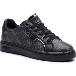 Sneakersy GUESS - Banq FL7BAN FAL12 BLKGR. Czarne półbuty damskie Guess, ze skóry ekologicznej. Za 529,00 zł.