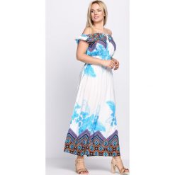 Biało-Niebieska Sukienka Enjoy The View. Niebieskie bez kategorii marki Born2be, na lato, xl. Za 59,99 zł.