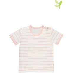 T-shirty chłopięce: Koszulka w kolorze biało-jasnoróżowym