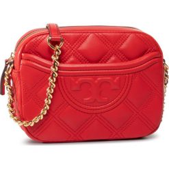 Torebka TORY BURCH - Fleming Soft Camera 62091 Brilliant Red 612. Czerwone listonoszki damskie Tory Burch, bez wzorów, ze skóry, bez dodatków. W wyprzedaży za 1399,00 zł.