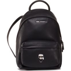 Plecak KARL LAGERFELD - 205W3090 Black. Czarne plecaki damskie KARL LAGERFELD, bez wzorów, ze skóry, klasyczne. Za 1329,00 zł.