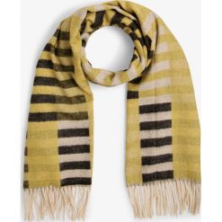 Opus - Szalik damski – Albersa Scarf, zielony. Zielone szaliki damskie Opus, w paski. Za 139,95 zł.