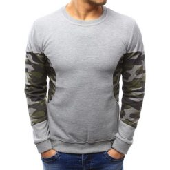 Swetry klasyczne męskie: Sweter męski szary (wx1037)