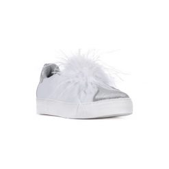 Buty At Go GO CRINTEX BIANCO. Białe trampki i tenisówki damskie At Go, bez wzorów, bez zapięcia. Za 286,58 zł.