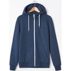 Rozpinana bluza z kapturem basic - Granatowy. Niebieskie bluzy męskie House, s, bez wzorów, z kapturem, bez rękawów, z kapturem. Za 89,99 zł.