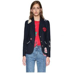 Desigual Kurtka Damska Ame Mégane 18Swew76 5001 (Rozmiar 42). Szare kurtki damskie marki Desigual, m, bez wzorów, bez kaptura. W wyprzedaży za 289,00 zł.