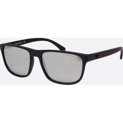 Emporio Armani - Okulary. Pomarańczowe okulary przeciwsłoneczne damskie marki Emporio Armani, prostokątne. W wyprzedaży za 379,90 zł.