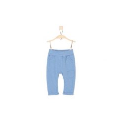 S.OLIVER Boys Spodnie blue melange. Niebieskie spodnie niemowlęce S.Oliver, z bawełny. Za 45,00 zł.