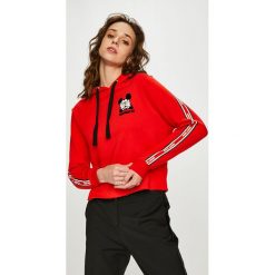 Tally Weijl - Bluza. Czerwone bluzy damskie TALLY WEIJL, s, bez wzorów, z bawełny, bez rękawów, z kapturem. W wyprzedaży za 89,90 zł.