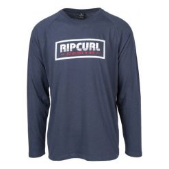Rip Curl Koszulka Męska Z Długim Rękawem Bigmama Box L, Ciemnoniebieski. Szare koszulki męskie Rip Curl, m, bez wzorów, z materiału, bez kołnierzyka, z długim rękawem, długie. W wyprzedaży za 126,00 zł.