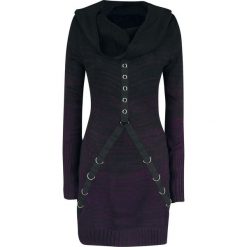 Vixxsin Lena Top Sukienka czarny/jasnofioletowy. Czarne sukienki dzianinowe marki Vixxsin, xl, w paski. Za 284,90 zł.