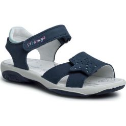 Sandały PRIMIGI - 5383833 S Azzurro. Niebieskie sandały dziewczęce Primigi, ze skóry, bez zapięcia. Za 229,00 zł.