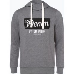 Tom Tailor Denim - Męska bluza nierozpinana, szary. Szare bluzy męskie marki TOM TAILOR DENIM, m, z nadrukiem, z denimu. Za 129,95 zł.