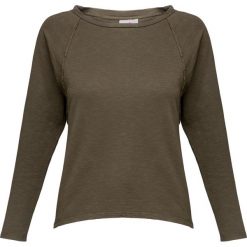 T-shirt DEHA EASY Brązowy. Brązowe t-shirty damskie Deha, z wiskozy, z okrągłym kołnierzem, z długim rękawem. Za 252,00 zł.