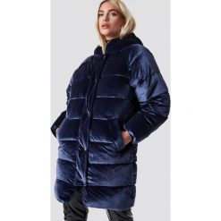 NA-KD Aksamitna kurtka - Blue,Navy. Niebieskie kurtki damskie marki NA-KD, z materiału. Za 404,95 zł.