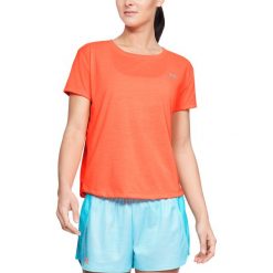 Under Armour Whisperlight Koszulka Czerwony. Czerwone koszulki damskie Under Armour, l, bez wzorów, z poliesteru, bez kołnierzyka, z krótkim rękawem. Za 171,95 zł.