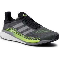 Buty adidas - Solar Glide St 3 M FU9035 Grey Five/Silver Metallic/Signal Green. Szare buty sportowe męskie Adidas, z tworzywa sztucznego, bez zapięcia, do biegania. Za 599,00 zł.