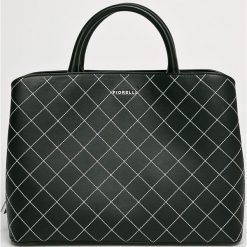 Fiorelli - Torebka. Brązowe torebki klasyczne damskie marki Fiorelli, w paski, z materiału, średnie. W wyprzedaży za 269,90 zł.