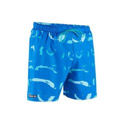 Spodenki surfing krótkie BBS 100 Maori. Niebieskie koszulki męskie OLAIAN, l, bez wzorów, z poliesteru, sportowe, bez kołnierzyka, z krótkim rękawem, krótkie. Za 29,99 zł.