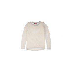 Sweter damski klasyczny, nierozpinany. Szare swetry klasyczne damskie TXM, z klasycznym kołnierzykiem. Za 49,99 zł.