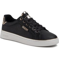 Sneakersy GUESS - FL5BEK FAL12 BLKBL. Czarne półbuty damskie Guess, ze skóry ekologicznej. W wyprzedaży za 419,00 zł.