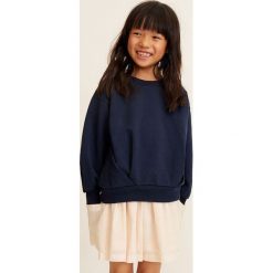 Mango Kids - Spódnica dziecięca 110-164 cm. Różowe spódniczki dziewczęce marki Mango Kids, bez wzorów, z bawełny, mini, rozkloszowane. Za 59,90 zł.