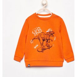 Bluza z nadrukiem - Pomarańczo. Czerwone bluzy chłopięce marki Reserved, z nadrukiem. W wyprzedaży za 19,99 zł.