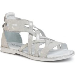 Sandały LASOCKI YOUNG - CI12-3027-02 Silver. Szare sandały dziewczęce Lasocki Young, ze skóry, bez zapięcia. W wyprzedaży za 69,99 zł.