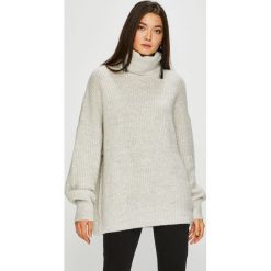 Medicine - Sweter Basic. Szare swetry damskie MEDICINE, s, bez wzorów, z elastanu, z krótkim rękawem, krótkie, bez kaptura. W wyprzedaży za 55,90 zł.