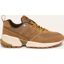 New Balance - Buty MS574ARF. Pomarańczowe buty sportowe męskie New Balance, ze skóry, na sznurówki, na fitness i siłownię. W wyprzedaży za 359,90 zł.