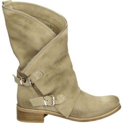 Botki damskie lity: Botki - 60 CRO TAUPE