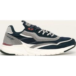 Wrangler - Buty Iconic 80. Niebieskie sneakersy męskie Wrangler, na sznurówki. Za 379,90 zł.