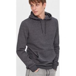 Bluza z kapturem basic - Szary. Szare bluzy męskie House, s, bez wzorów, z kapturem, bez rękawów, z kapturem. W wyprzedaży za 59,99 zł.