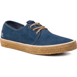 Espadryle PEPE JEANS - Sailor Suede PMS10249 Ocean 588. Niebieskie espadryle męskie marki Pepe Jeans, z jeansu. Za 299,00 zł.