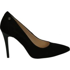 Czółenka - 24069 CAM NER. Czarne buty ślubne damskie Venezia, ze skóry. Za 299,00 zł.