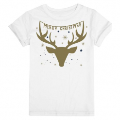 Christmas T-Shirt T-Shirt Damski Christmas Deer L Biały. Białe t-shirty damskie Christmas T-Shirt, l. Za 45,00 zł.