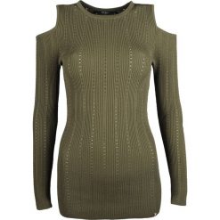 Guess Bluzka. Bluzki damskie Guess, z aplikacjami, z tkaniny, z okrągłym kołnierzem, z długim rękawem. Za 199,00 zł.