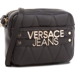 Torebka VERSACE JEANS - E1VSBBL4-70712 899. Czarne listonoszki damskie marki Versace Jeans, z jeansu. W wyprzedaży za 429,00 zł.