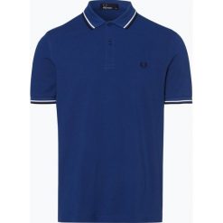 Fred Perry - Męska koszulka polo, niebieski. Niebieskie koszulki męskie Fred Perry, s, w paski, sportowe, bez rękawów. Za 349,95 zł.