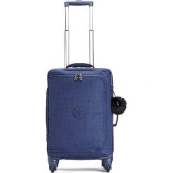 Walizka "Cyrah S" w kolorze niebieskim. Niebieskie walizki Kipling, bez wzorów, z tkaniny. W wyprzedaży za 279,95 zł.