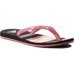 Japonki adidas - Eezay Flip Flop B43550 Tramar/Cleora/Cblack. Różowe klapki damskie Adidas, bez wzorów, z tworzywa sztucznego, bez obcasa. Za 79,95 zł.