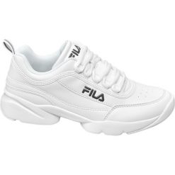 Sneakersy damskie Fila białe. Białe sneakersy damskie Fila, z gumy. Za 159,90 zł.
