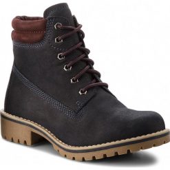 Trapery MARCO TOZZI - 2-26248-31 Navy/Bordeaux 849. Niebieskie buty zimowe damskie Marco Tozzi, z nubiku. Za 239,90 zł.