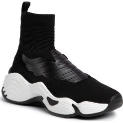 Sneakersy EMPORIO ARMANI - X4Z084 XM073 B133 Blk/Shiny Blk/Blk/Blk/Wh. Czarne sneakersy męskie Emporio Armani, bez zapięcia. Za 1249,00 zł.