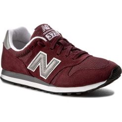 Sneakersy NEW BALANCE - ML373BN Bordowy. Czerwone półbuty damskie New Balance, z zamszu. W wyprzedaży za 199,00 zł.