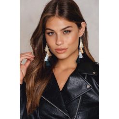Kolczyki damskie: NA-KD Accessories Kolczyki chwosty – Silver