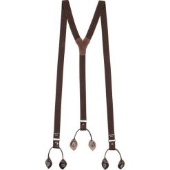 Paski męskie: Lloyd Men’s Belts Pasek dark brown