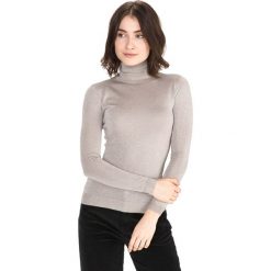 Guess Sweter Srebrny. Szare bluzy damskie Guess, m, z aplikacjami, z poliesteru. Za 285,95 zł.